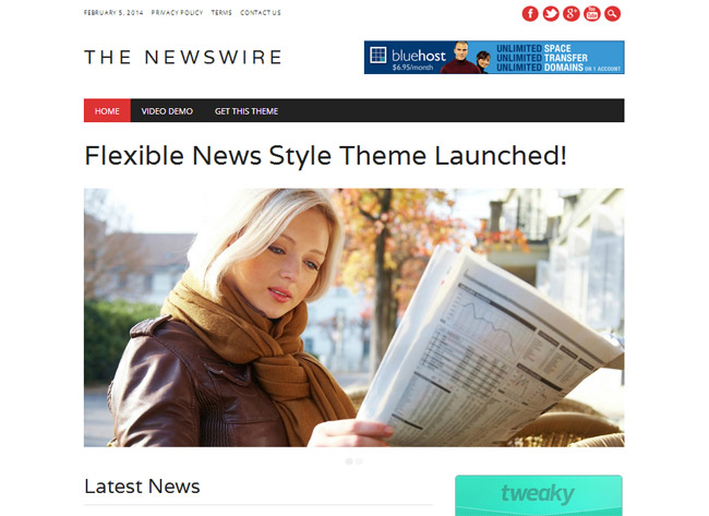 The News Wire WordPress Theme