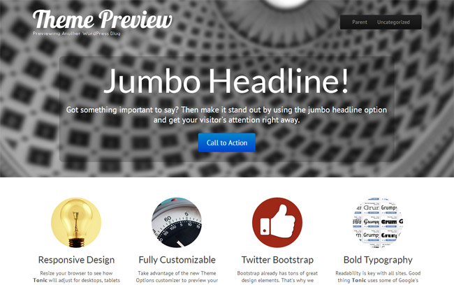 Tonic WordPress Theme