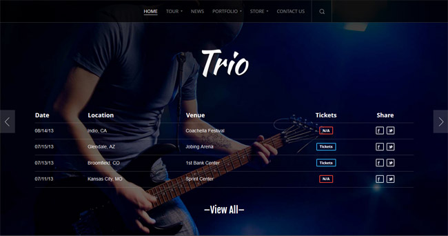 Trio WordPress Theme