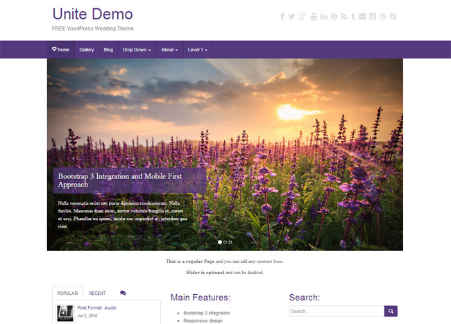 Unite WordPress Theme