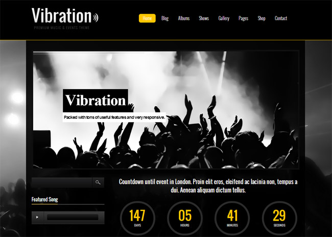 Vibration WordPress Theme