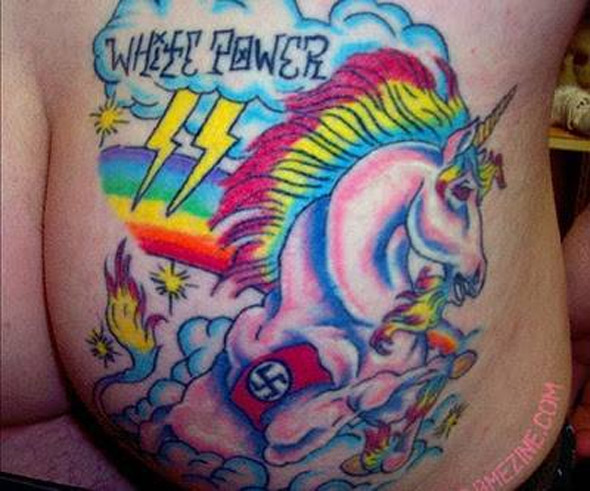 Rainbow Brite Power Tattoo