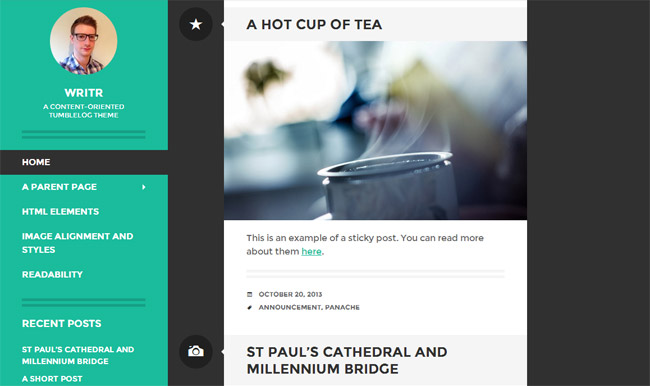Writr WordPress Theme