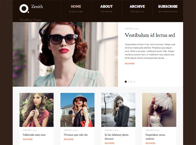 Zenith WordPress Theme