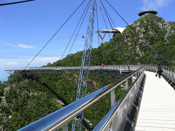  Bridge at summit, Langkawi, Malaysia