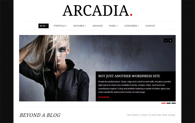 Arcadia WordPress Theme