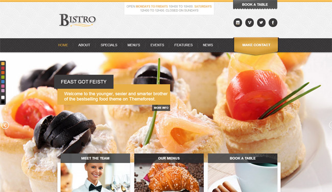 Bistro WordPress Theme