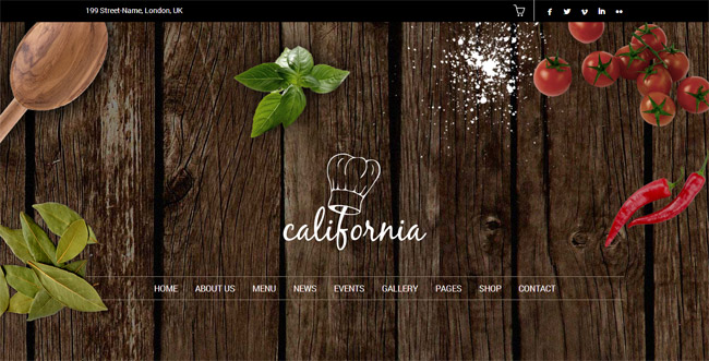 California WordPress Theme