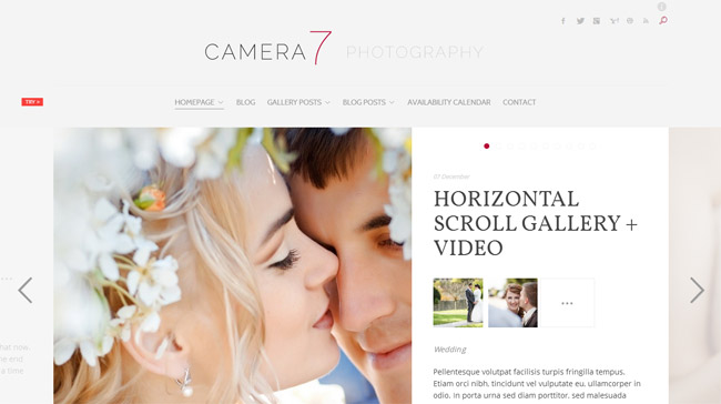 Camera 7 WordPress Theme