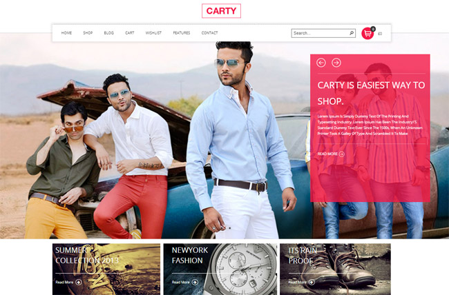 Carty WordPress Theme