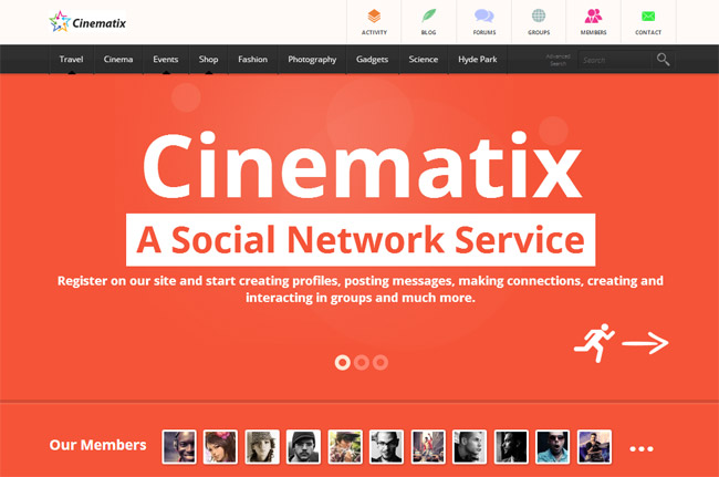 Cinematix WordPress Theme