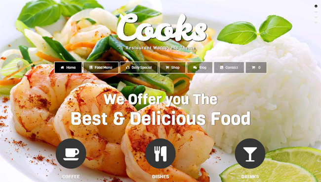 Cooks WordPress Theme