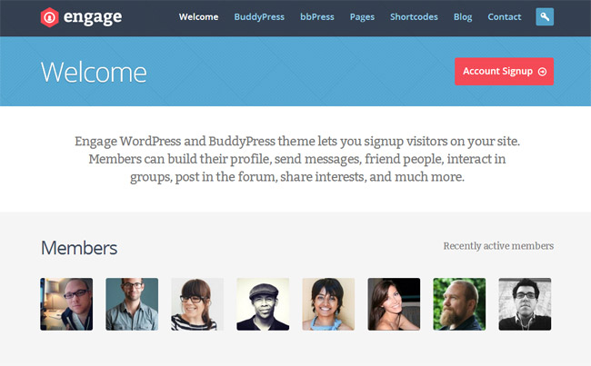Engage WordPress Theme