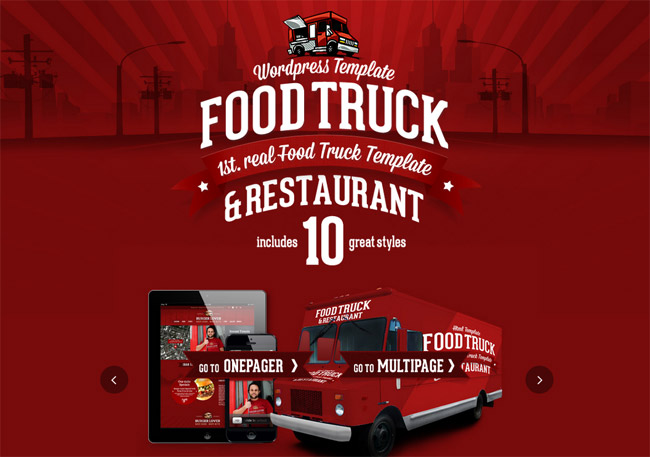 Food Truck WordPress Theme