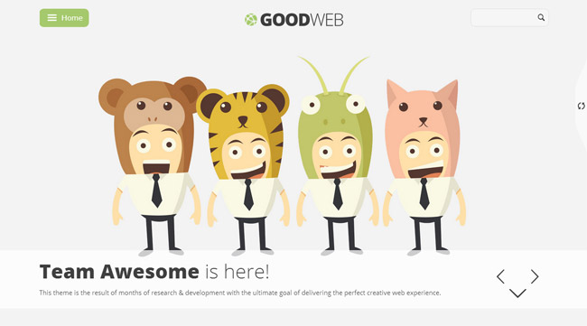 GoodWeb WordPress Theme