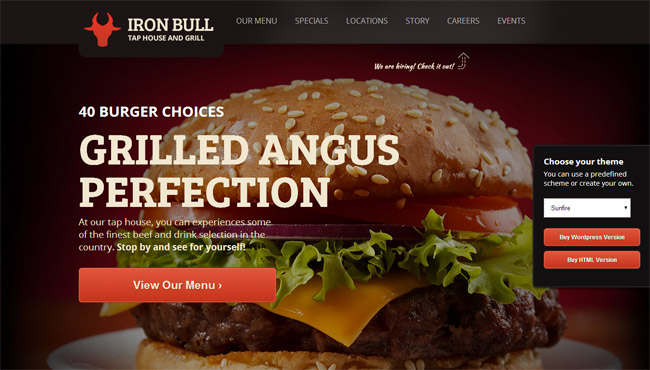 Iron Bull WordPress Theme