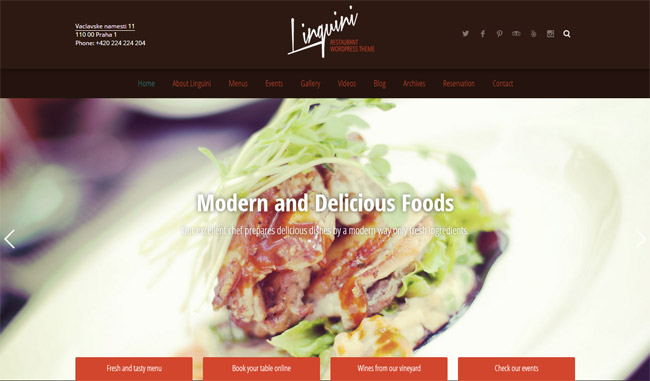 Linguini WordPress Theme