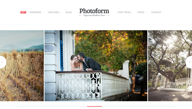 Photoform WordPress Theme