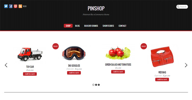 Pinshop WordPress Theme