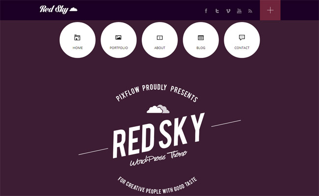 Red Sky WordPress Theme