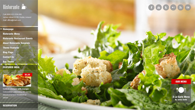 Ristorante WordPress Theme