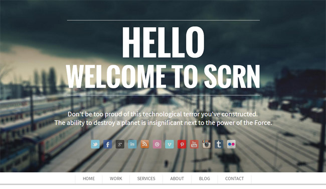 SCRN WordPress Theme