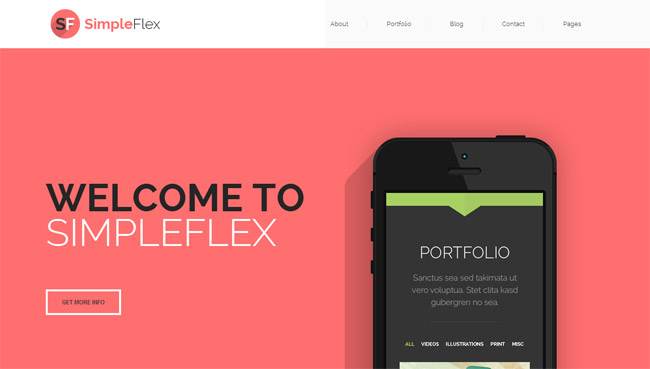 SimpleFlex WordPress Theme