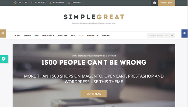 SimpleGreat WordPress Theme