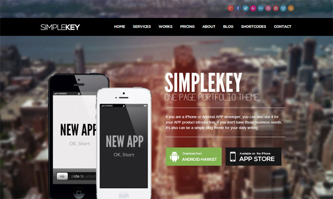 SimpleKey WordPress Theme