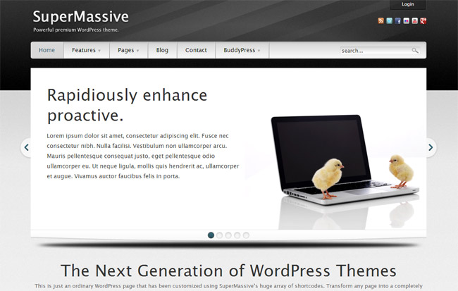 SuperMassive WordPress Theme