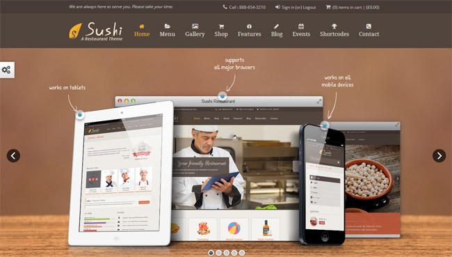 Sushi WordPress Theme