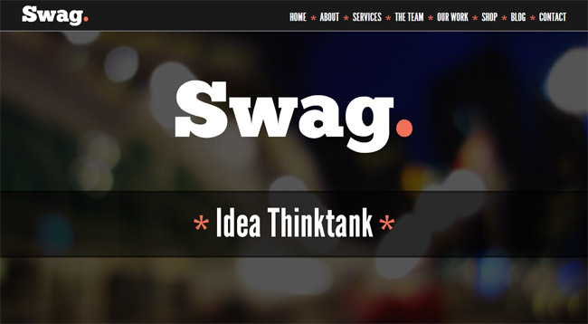 Swag WordPress Theme