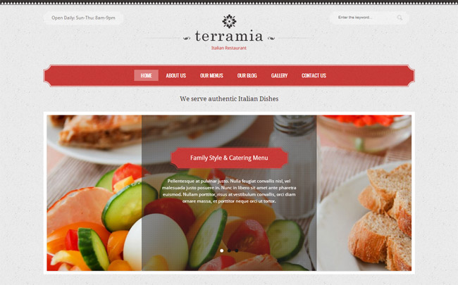 Terramia WordPress Theme