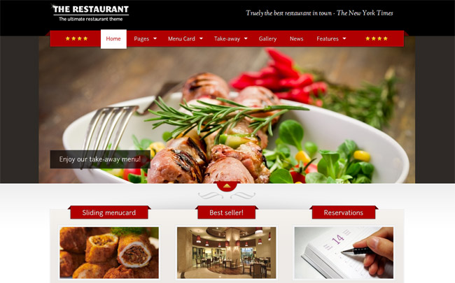 The Restaurant WordPress Theme