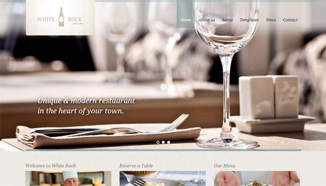 White Rock WordPress Theme