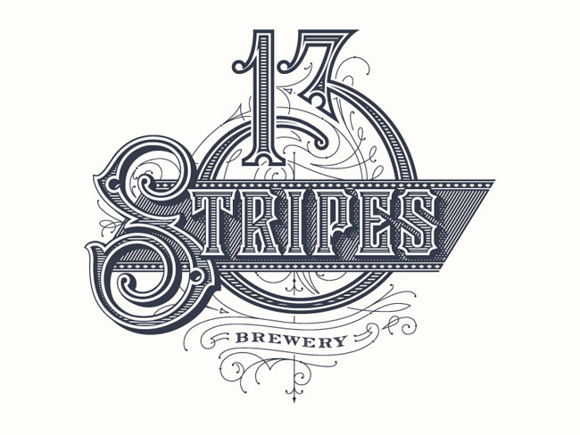 13 Stripes Brewery Logo