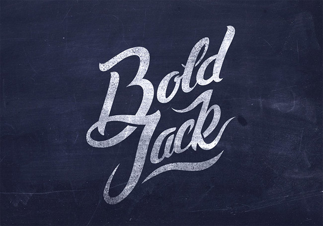 Bold Jack lettering Logo