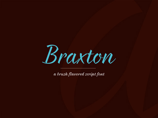 Braxton Free Font Logo