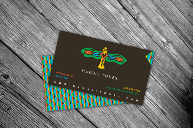 Hawaii Tours Business Card