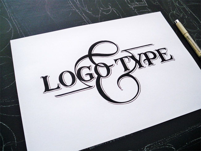 Logo Type Handlettering