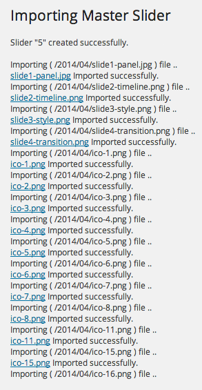 Importing Slide