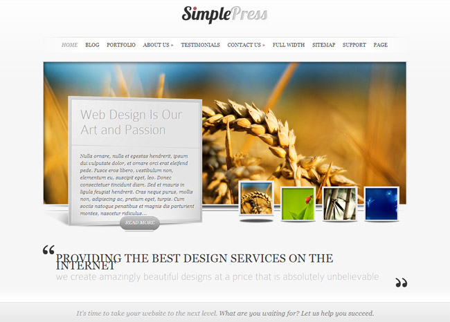SimplePress Wordpress Theme