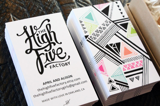 The High Five Factory Business Card