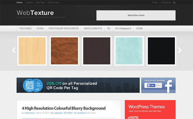 Web Texture Background Patterns