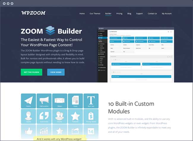 Zoom Builder plugin