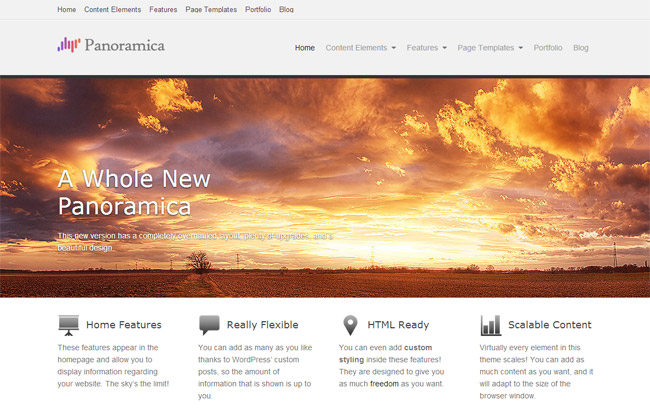 Panoramica Wordpress Theme