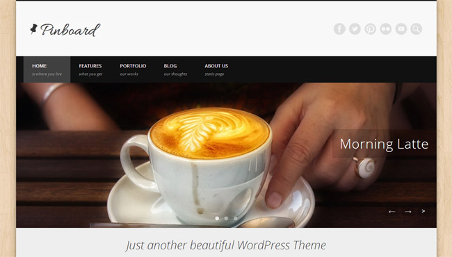 Pinboard Wordpress Theme