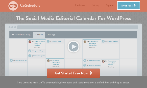 CoSchedule Home Page