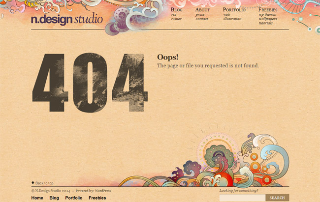 n.design studio Error Page