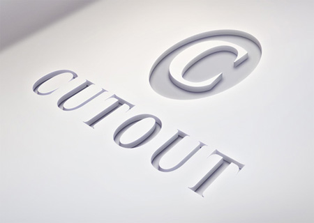 Cutout Logo MockUp